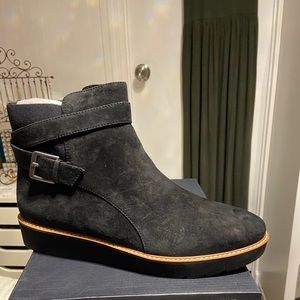 Aster black suede shoes